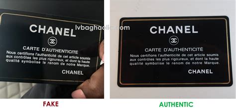 chanel replica with box and authenticity card|Chanel authenticity card real or false.